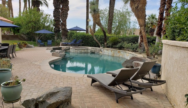 Desert Falls private pool home at Links gated community in Palm Desert