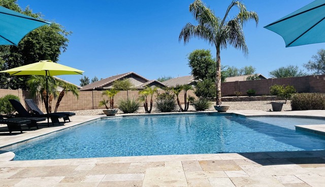 Desert Oasis in Gilbert,AZ. Power Ranch– Private Pool, Spa & Resort-Style Patio