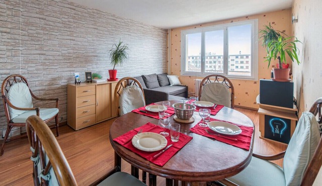 Design and calm flat with parking in Villeurbanne, 10 min to Lyon - Welkeys