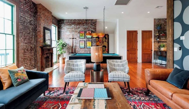 Designer Bohemian Loft on Iconic Magazine Street