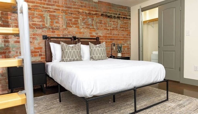 Designer brick loft in downtown