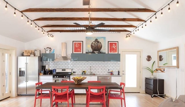 Designer Chic Loft Retrofitted in a 1923 Craftsman home
