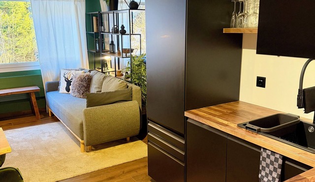 Designer studio, with Pool, Sauna, Fitness and Private Covered Parking