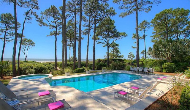 Destination Vacation HHI, 6-BR Oceanfront Luxury Home in Sea Pines w/Pool & Spa
