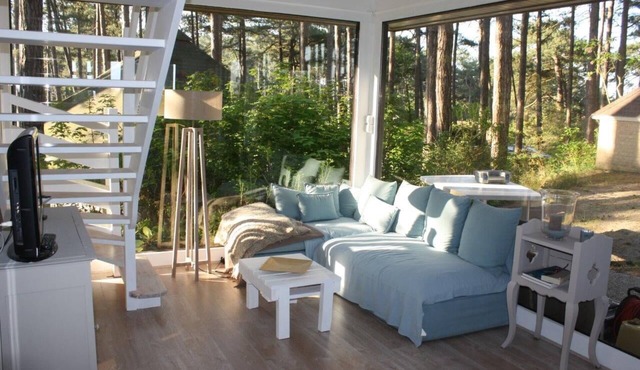 Detached 2-bedroom villa with mezzanine in a pine forest - Very quiet location