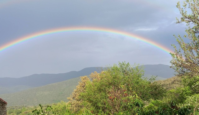 Detached barn in a Catalan farmhouse surrounded by nature. Lounge area, kitchen.