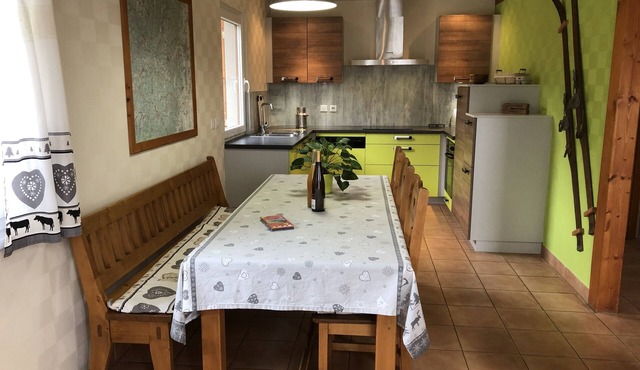 detached chalet overlooking the valley