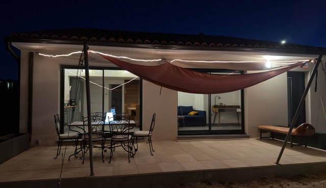 Detached house 53 m2, 3 rooms with garden, sea view