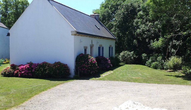 detached house on garden with pool 800 m from the sea