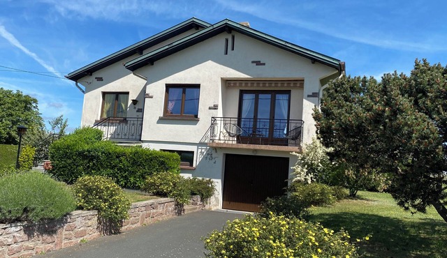 Detached house, superb view of Dabo and the Vosges mountains