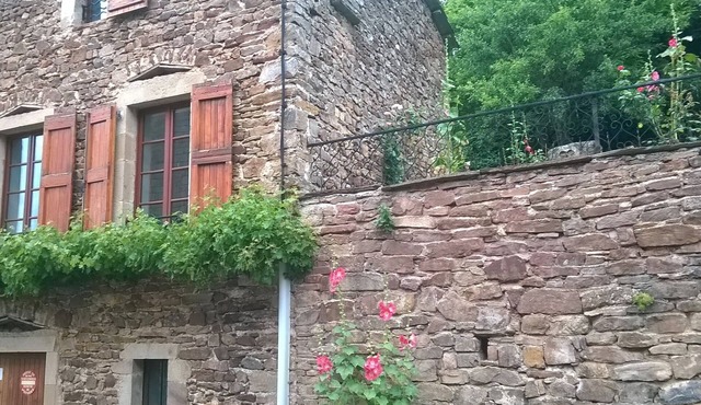 detached house with adjoining garden, in a small village surrounded by forests.