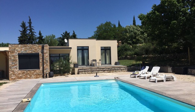 Detached house with private pool in Provencal Ardeche on 2 hectares