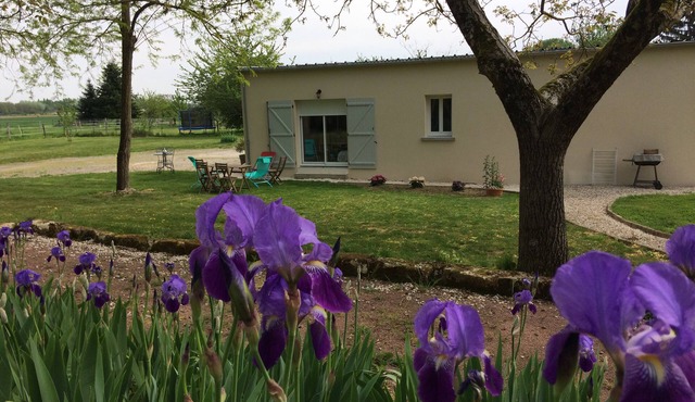 Detached single-storey apartment on private property