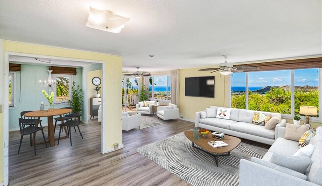Diamond Head 3BR Honolulu - Upto 6, WiFi, AC, Deck
