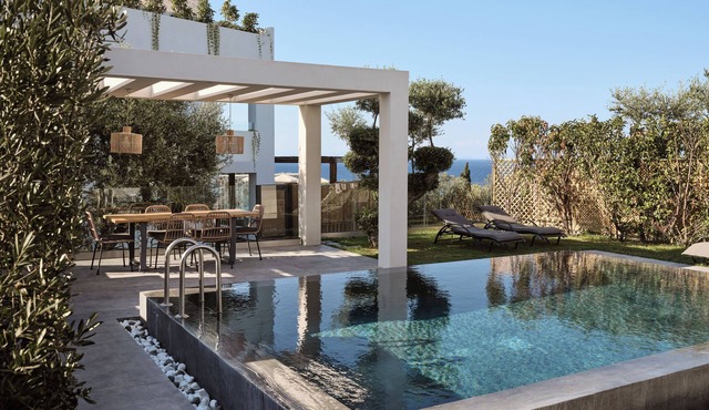 Dimitra Deluxe SeaView Villa, with Heated Pool