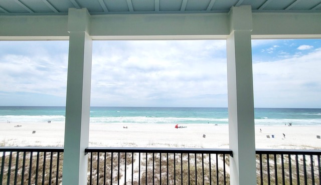 Direct Beachfront Home Loved for Location Experienced Hosts Sleeps 12