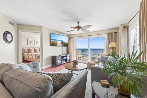Direct oceanfront corner 2/2 with stunning views, huge balcony, heated pool, and garage parking
