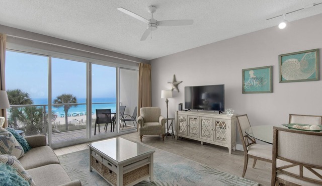 DIRECT OCEANFRONT! No streets to cross! Unobstructed views! Sterling Sands 211