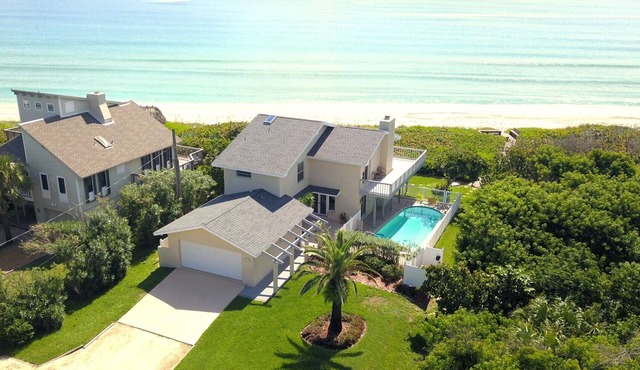 DIRECTLY ON MELBOURNE BEACH Secluded Oceanfront House Private Beach Private Pool