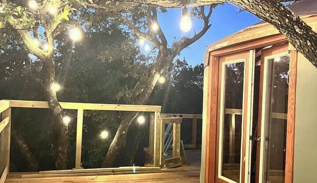 Disconnect to Reconnect: Hill Country Yurt Escape, Rustic Hill Country Glamping