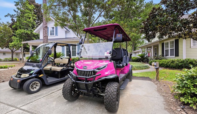 Discounted! GOLF COURSE view home- Golf Cart - FREE Activities-Pool & Hot tub