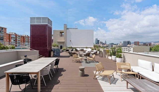 Discover Your Urban Oasis: Modern 1-Bedroom Apartment in Barcelona's Vibrant Forum Area