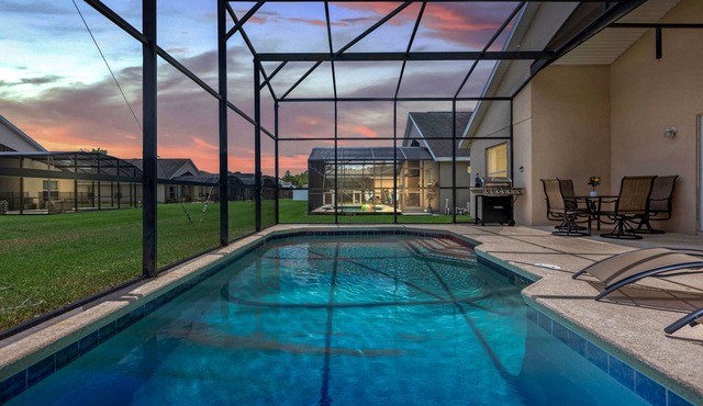 Disney Area 4BR Home with Heated Private Pool