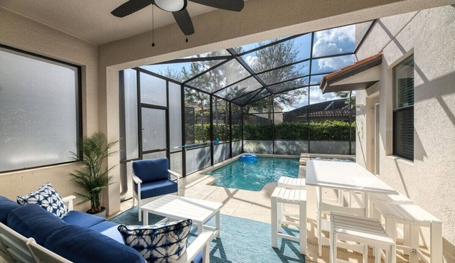 Disney Area – Heated Pool/Spa, Outdoor TV, Walk to Resort Amenities