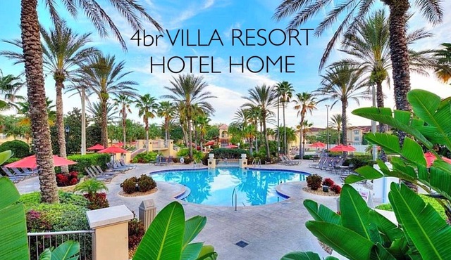 Disney Area Resort Hotel Home! Magical Villa! Free Parking! Waterpark! Pool!