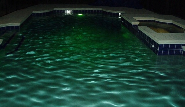Disney dreams, with a south-facing special 28ft pool with mood lights