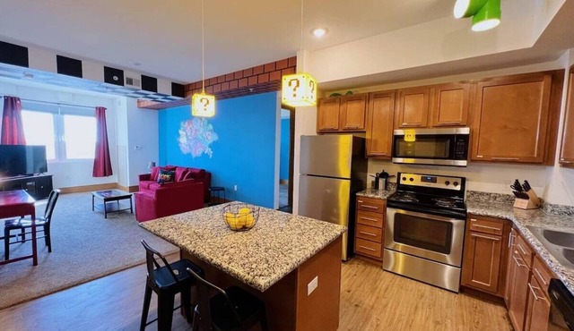 Disney & Mario themed apartments
