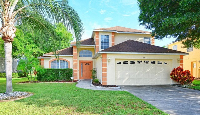 Disney Themed Villa Lakeside Private Heated Pool 4 Bed only 3 miles to Disney