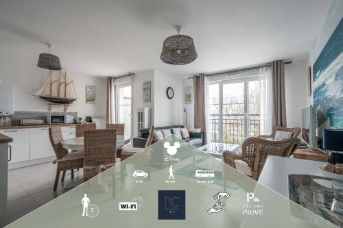 *Disneyland-Paris* 7pers, Wifi, Netflix, parking