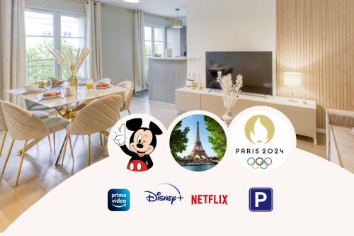 Disneyland - Val d'Europe à pied - Paris