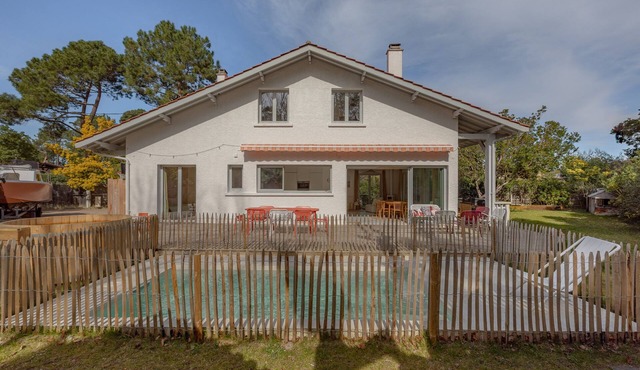 Dispo 18/07-02/08 - Villa 5 Bdrms+Piscine Piquey, summer between Bassin and Océan