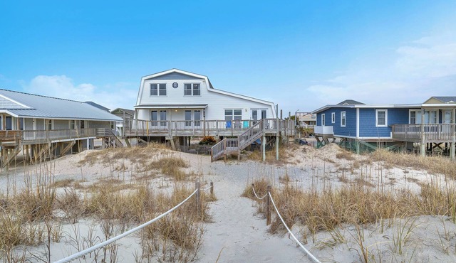 Divine Intervention: Oceanfront beach home with luxury vinyl plank flooring