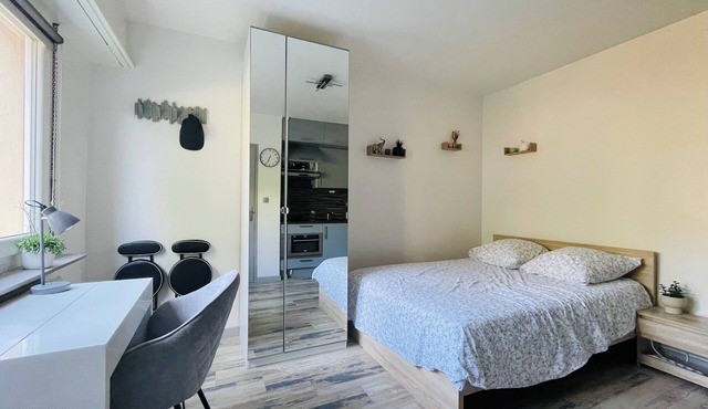 Dnn: Stylish Studio Wifi, Netflix Basel Airport