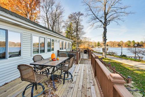 Dock and Gazebo! Lakefront Duplex Near South Haven