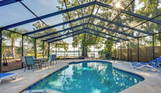 Dock & Beautiful Views! Spacious Bellows Lake Gem