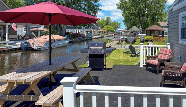 Dock, Deck & Fire Pit! Chautauqua Lake Retreat
