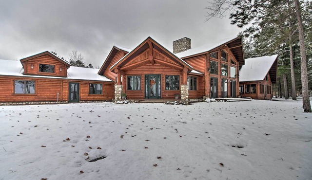 Dock, Fire Pit & Beach! Expansive Ruth Lake Home