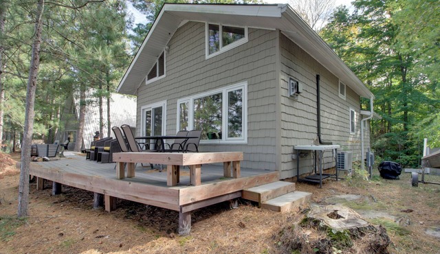 Dock + Fire Pit: Lakefront Cabin in Deer River!