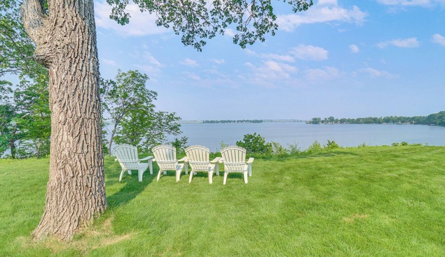 Dock & Furnished Patio: Minnesota Lake House