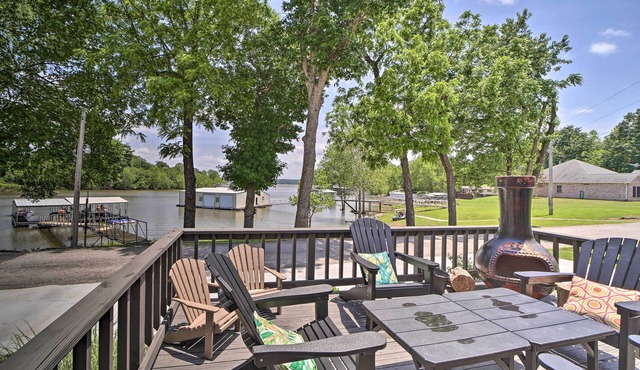 Dock & Grand Lake Access! Idyllic Afton Getaway