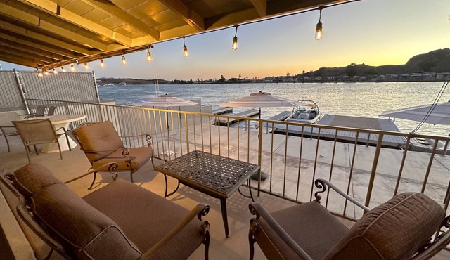 Dock Holiday at Arizona Shores-Parker AZ Private Riverfront Home. 7th NT Free