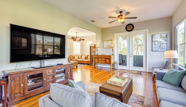 Dock, Kayaks & On-Site Pond: Terra Ceia Home