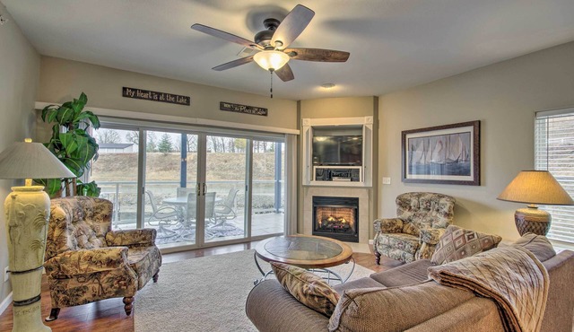 Dock, Slip & Pool: Breezy Lake Ozark Escape