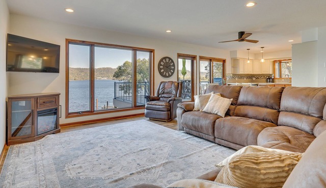 Dock & Views: Waterfront Home in Wabasha!