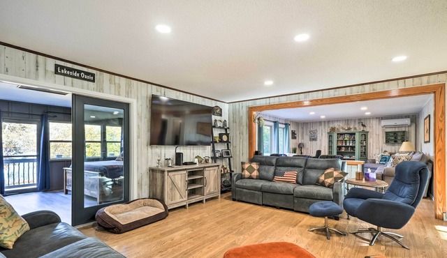 'Dockside Getaway' w/ Boat Dock & Fire Pit!