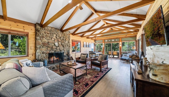 Dog Friendly Cabin w/hot tub & stunning mountain views